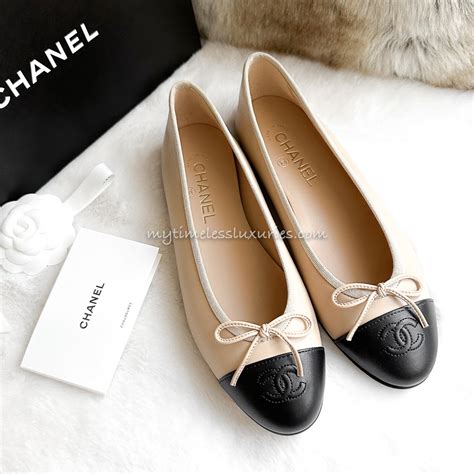 chanel ballerina heel|chanel ballerina flat shoes size.